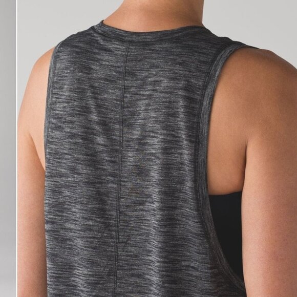 Lululemon Cardio Squad Tank II Heathered Black - Picture 10 of 10